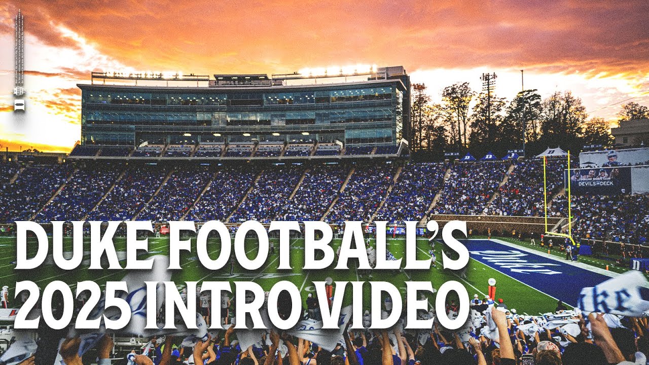 DUKE FOOTBALL 2025 INTRO VIDEO