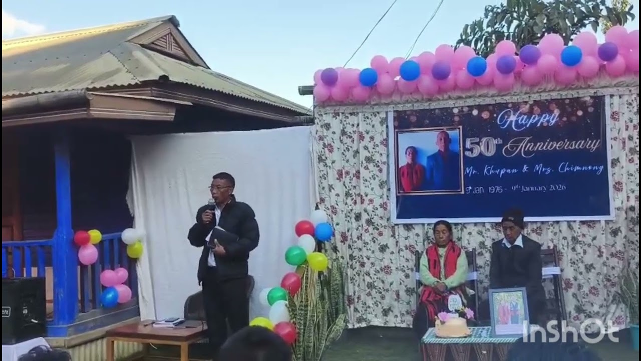 50th anniversary to Mr Khupan & Mrs Chimnong 9th January 2026