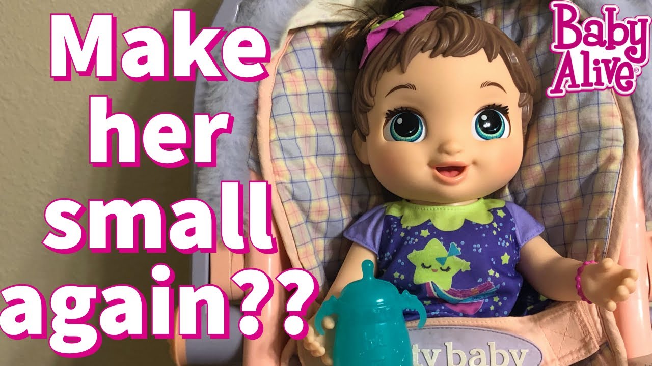 Can She Be A Newborn Again? Baby Alive Baby Grows Up Tutorial! How Does She Work?