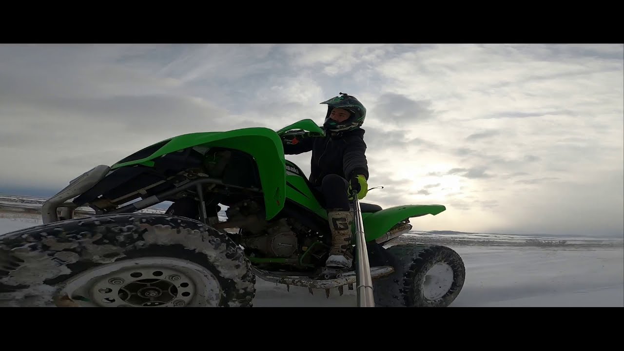❄️ Awesome Winter Ride ❄️// Kawasaki KFX 700 //(GoPro HERO8 Black