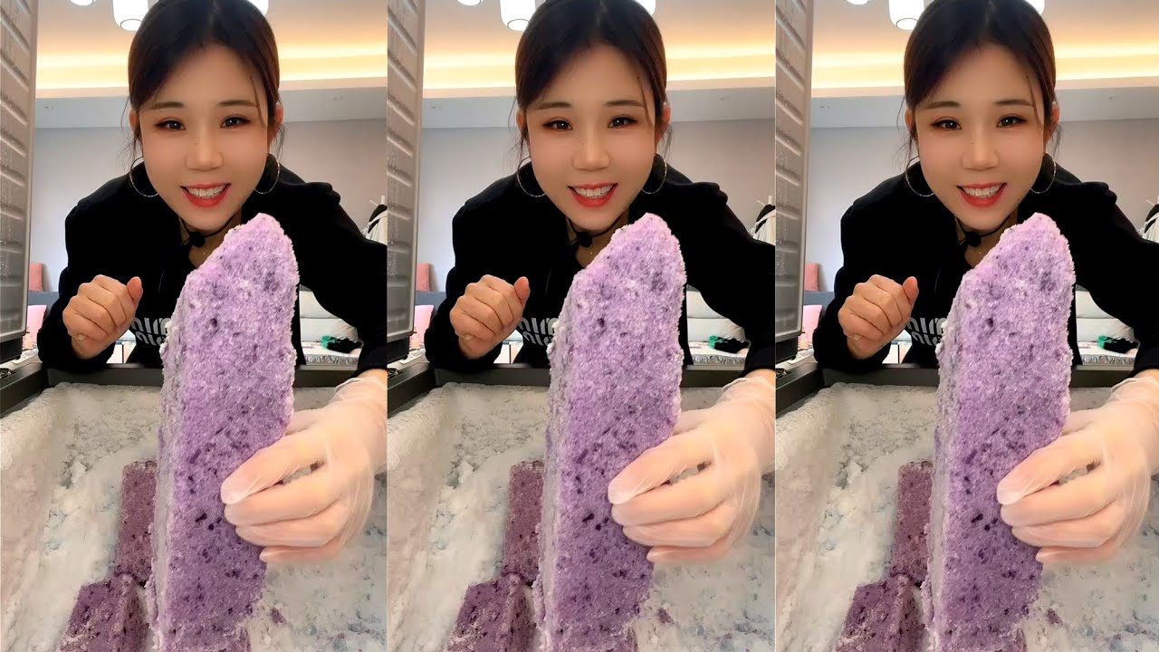 ASMR FREEZER FROST EAT YY 