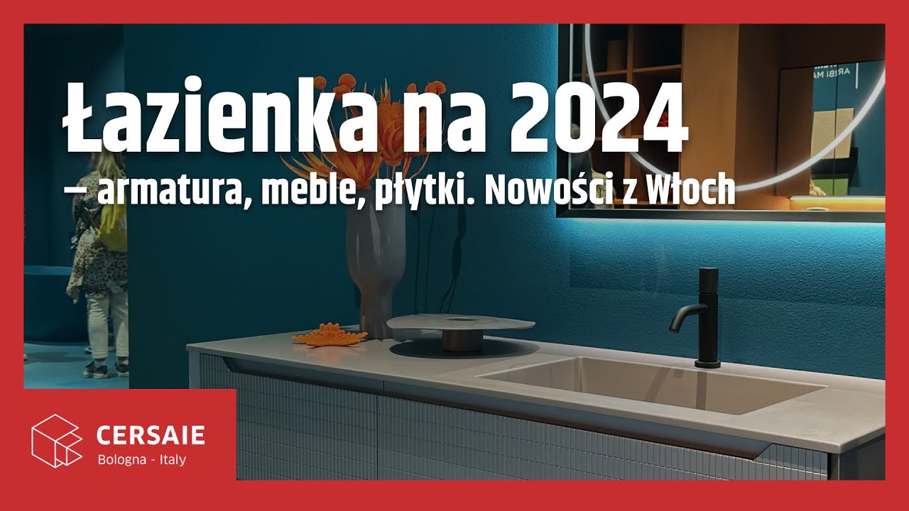 🚿 Łazienka na 2024: płytki, armatura, meble, dodatki – trendy prosto z Włoch  #cersaie 2023