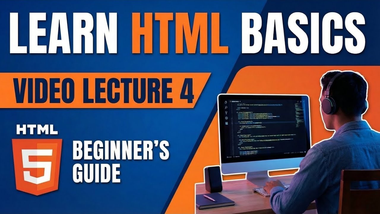 HTML Basics Lecture 4 | HTML Tables Explained