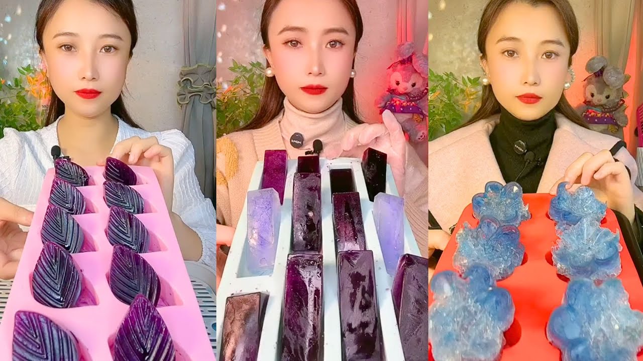 Homemade Chinese Ice Eating ASMR | Soft Frozen Desserts & Snow Ice Sounds #36