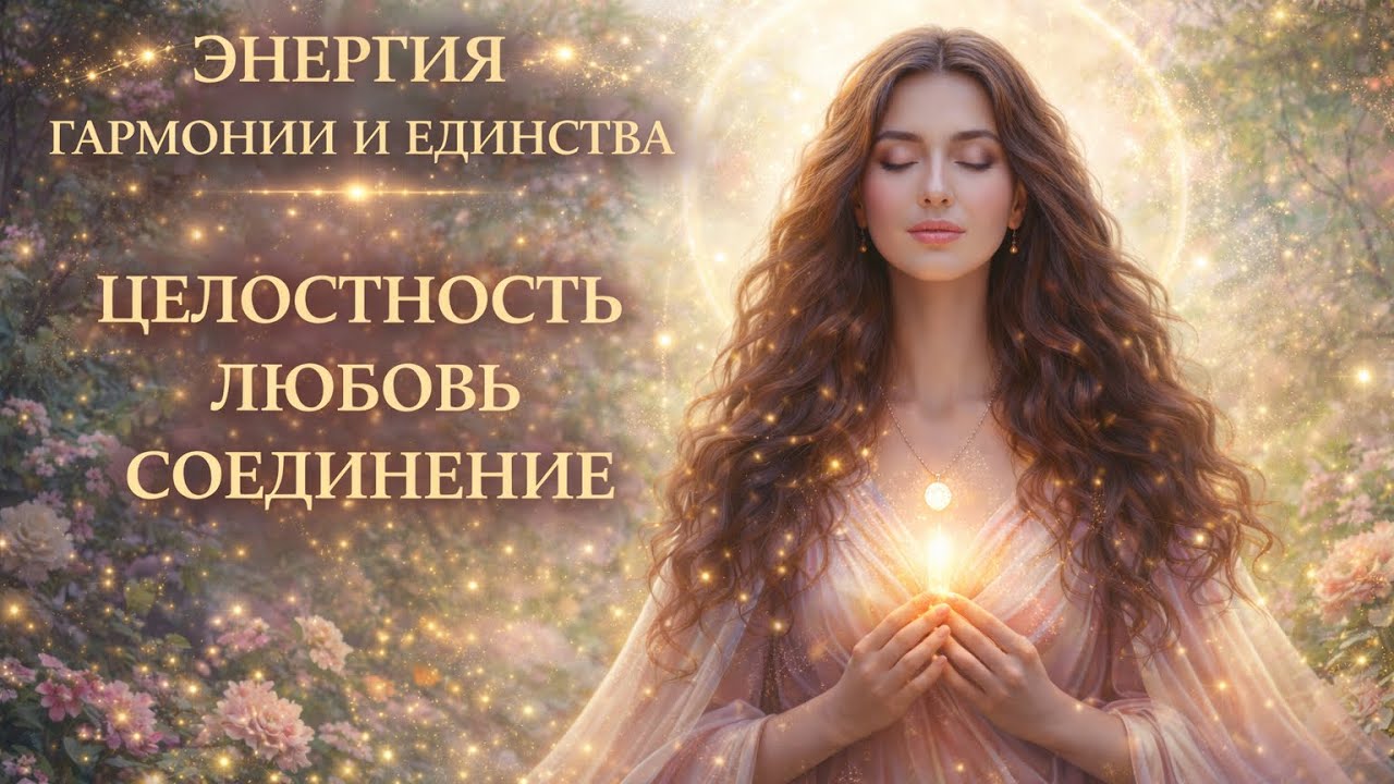 Исцеляющая настройка энергии гармонии и единства 