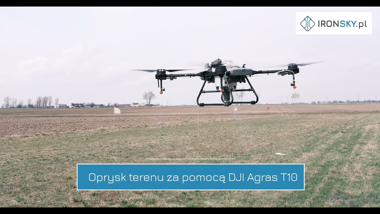 Dron Rolniczy DJI Agras T10 do siewu i oprysku + mapujący Mavic3 Multispectral - PREZENTACJA IRONSKY