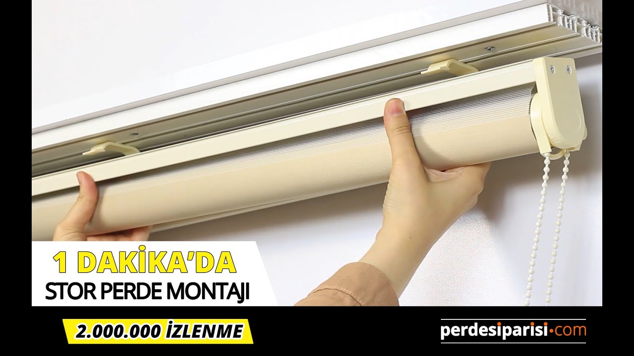 Zebra ve Stor Perde Montajı Nasıl Yapılır? PerdeSiparisi.com