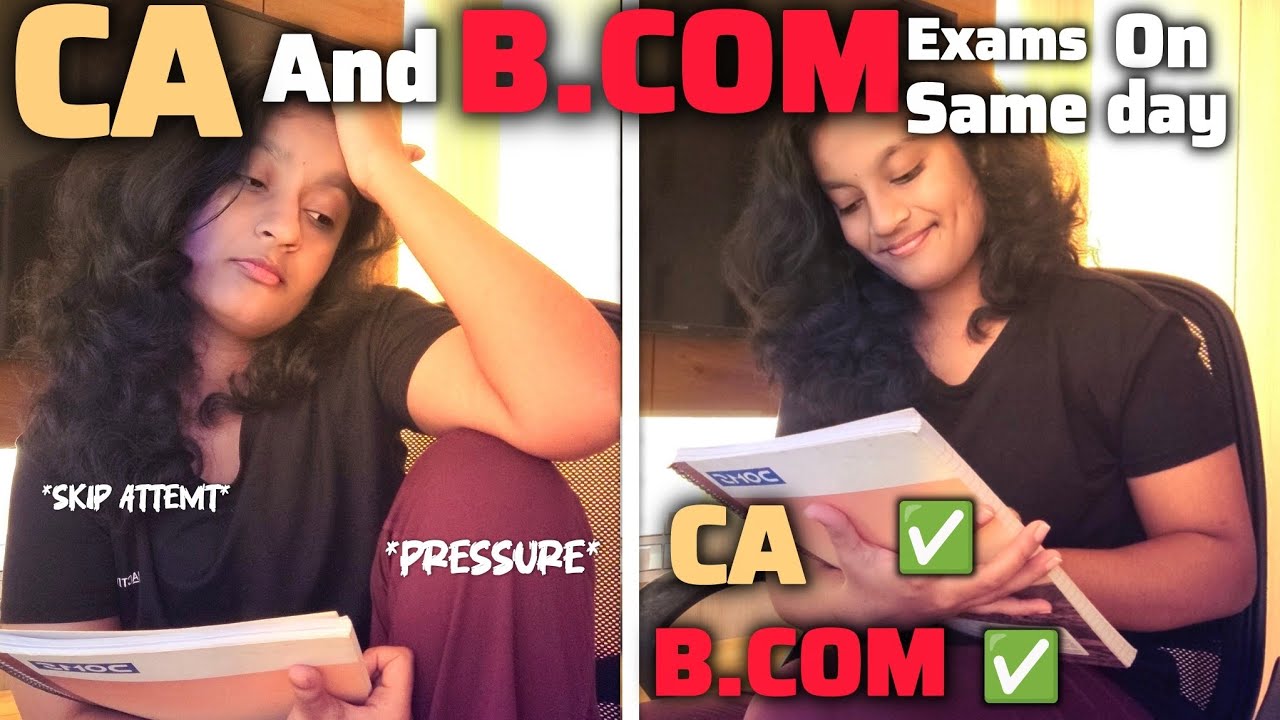 Manage CA and B.COM exams like a Pro | Don't skip this video⚠️⚠️⚠️