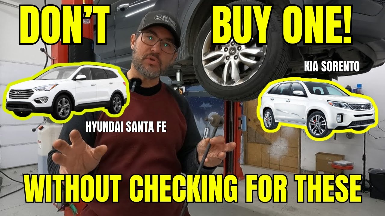 Распространенные проблемы с Kia Sorento и Hyundai Santa Fe (вашему понадобятся эти вещи)