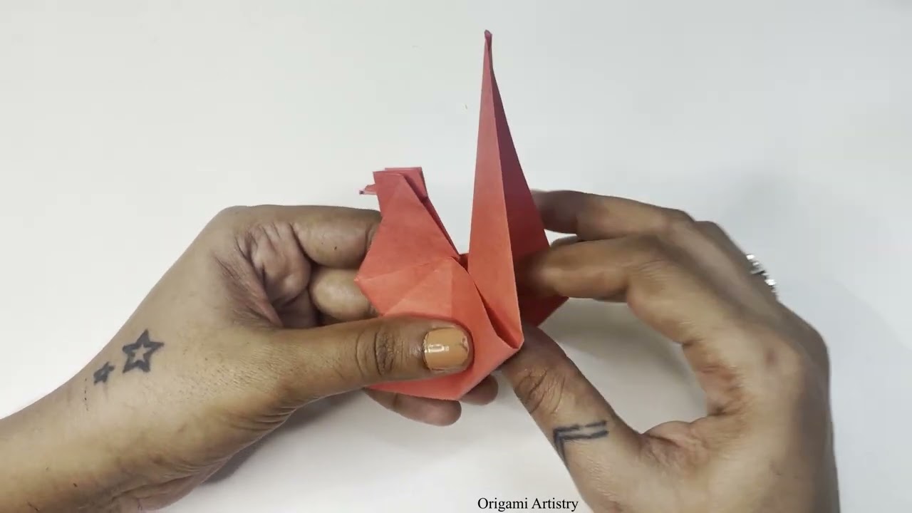 Origami Animals - How To Make A Paper Rooster | Paper Chicken | DIY