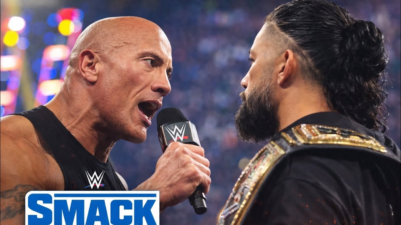"The Rock Defeats Roman Reigns in Just 2 Minutes! ⚡🔥 | Epic SmackDown Showdown"