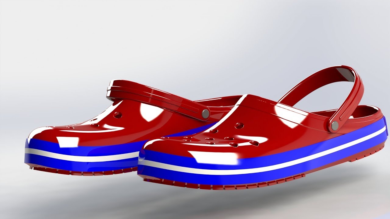 Solidworks 2016 - Crocs shoe