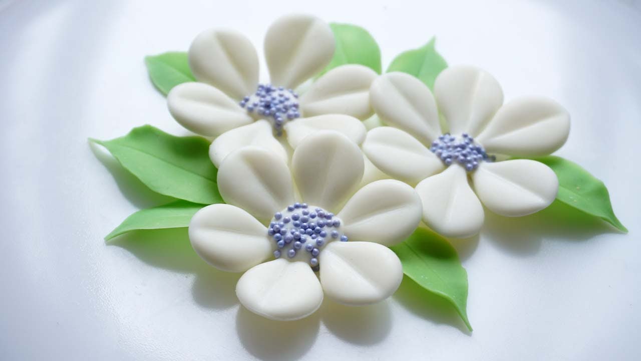 Шоколадные цветы для начинающих🌺 . Chocolate decor.