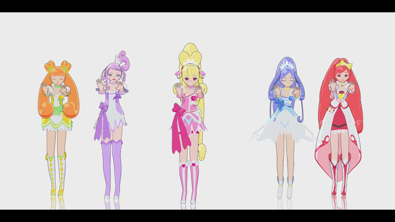 [MMD プリキュア]  プリキュア ラブリンク！DokiDoki PreCure