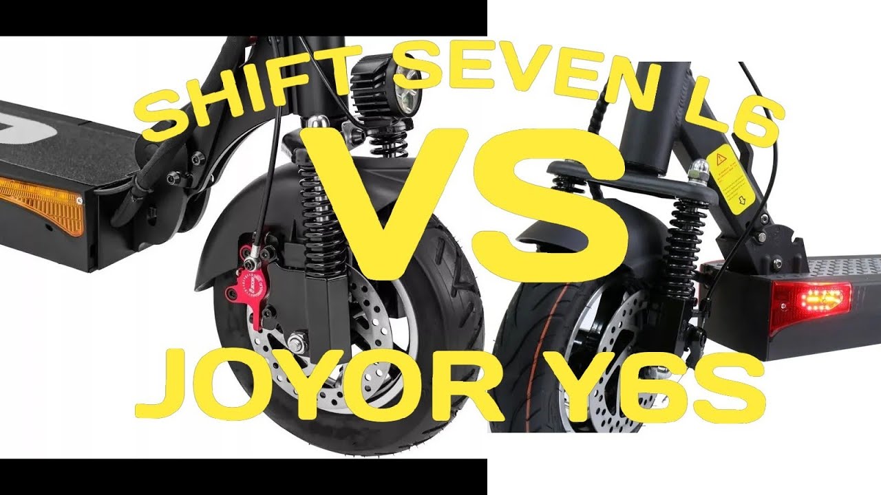 Joyor y6s vs Shift seven l6. Kt&oacute;ra hulajnoga elektryczna (electric scooter) lepsza???