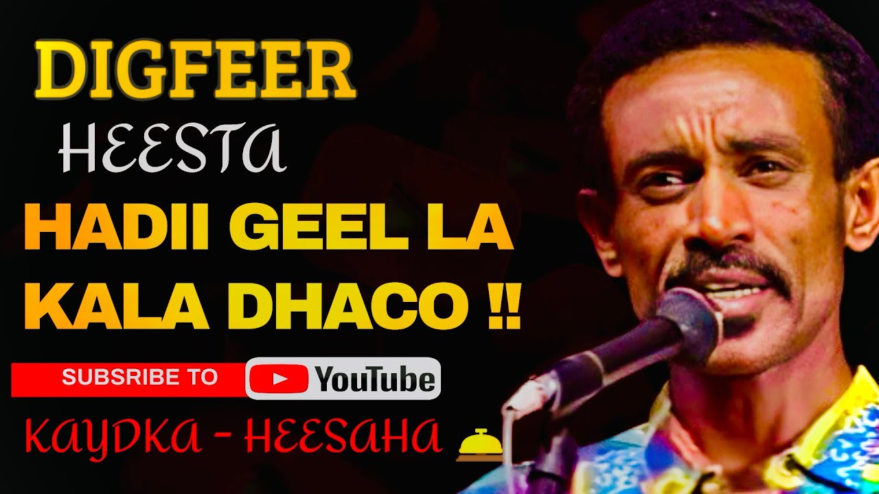 HEESTA | HADII GEEL LA KALA DHACO | HEES MACAAN | QARAAMI WAAYO WAAYO | AXMED YASIIN DIGFEER | QAACI