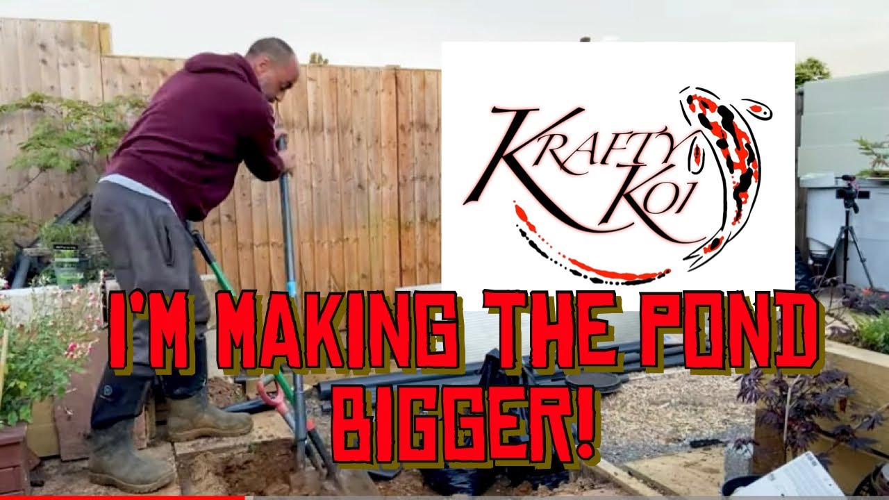 Dream Koi Pond Build Part 7 - Expanding to 5k Gallons (I must be bloody mad)
