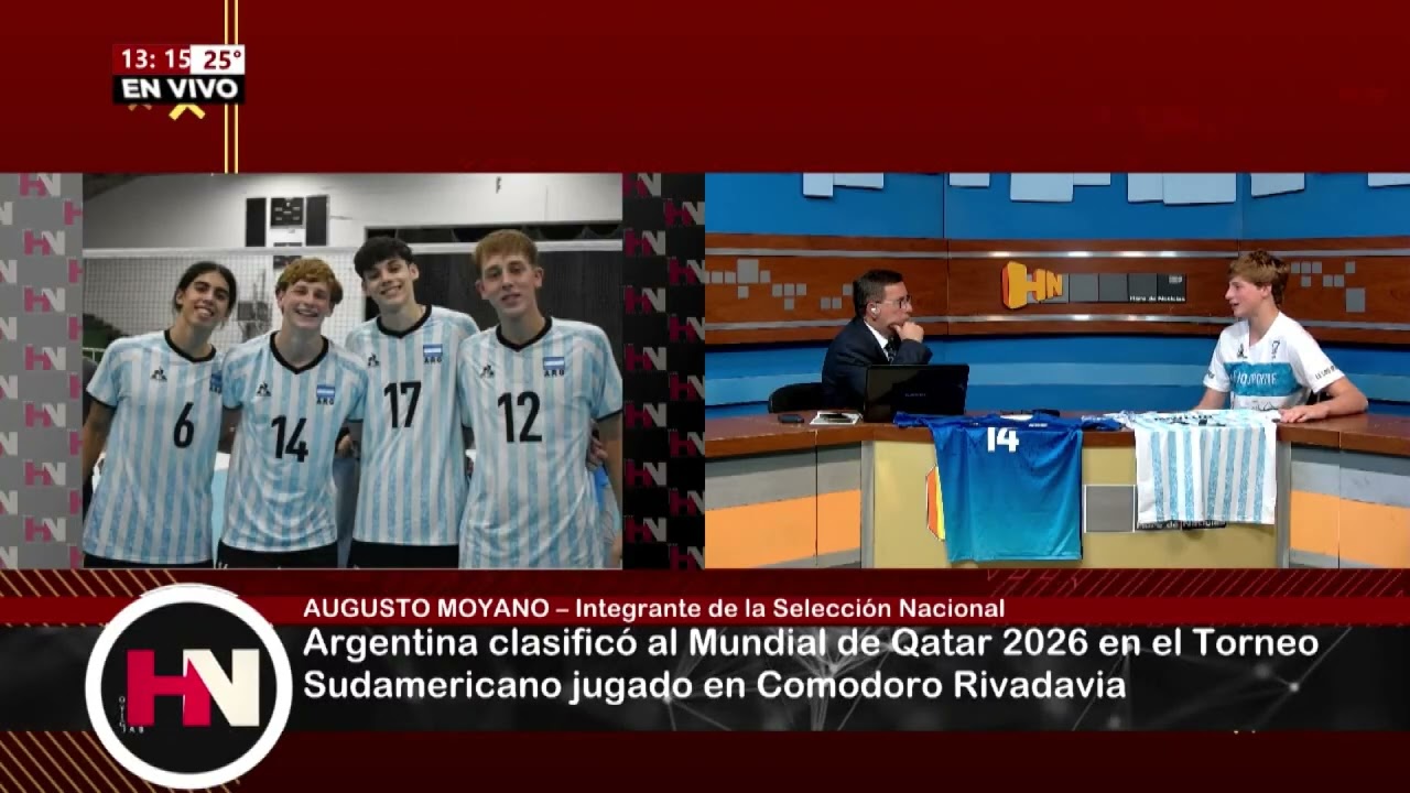 AUGUSTO MOYANO – Integrante de la Selección Nacional