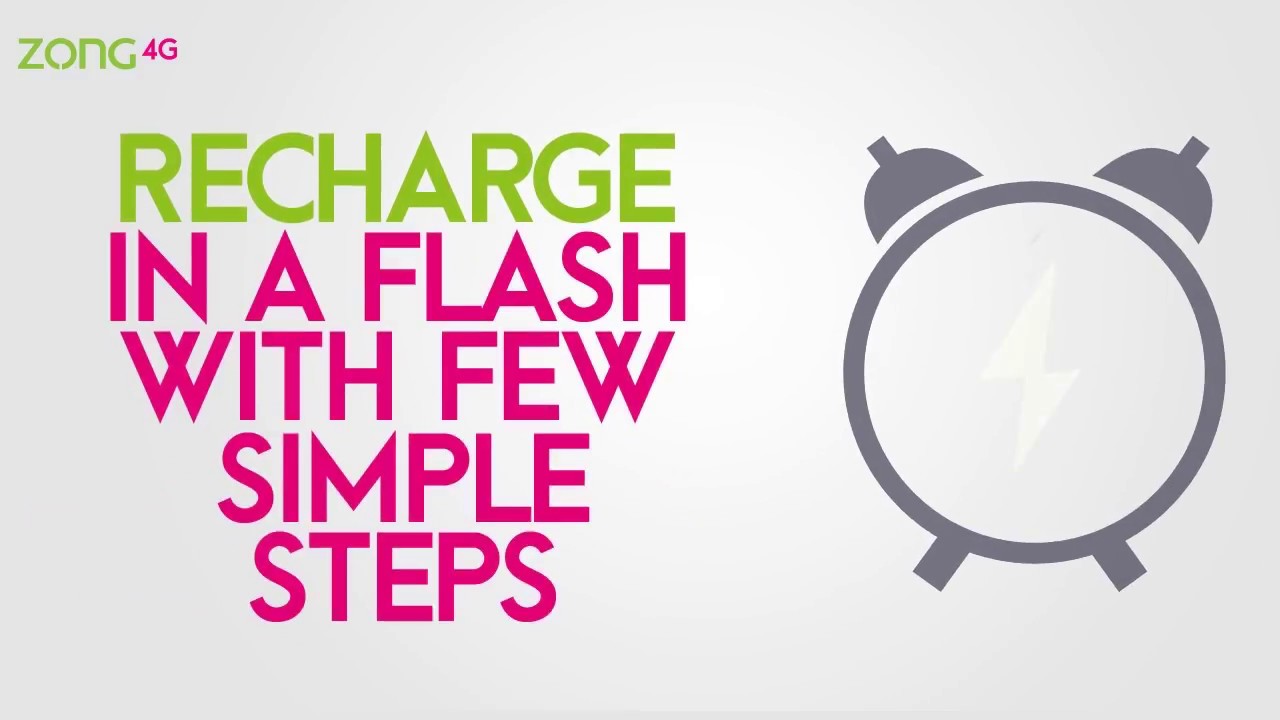 Zong - Online Recharge tutorial