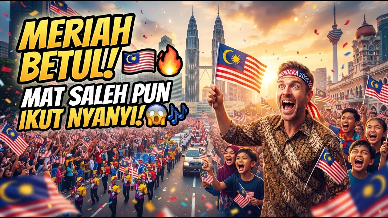 MERDEKA KE-69! 🇲🇾🎉 PARADE MALAYSIA MEMANG PADU, MAT SALEH PUN TAK NAK KETINGGALAN! 😱🔥