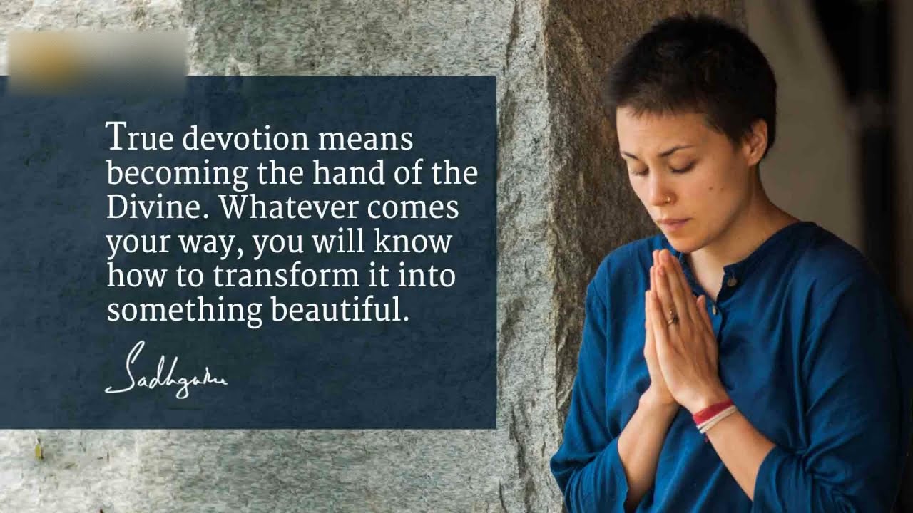 BHAKTI SADHANA Sadhguru | Devotional meditation | Surrender meditation | Bhakti yoga | devotees