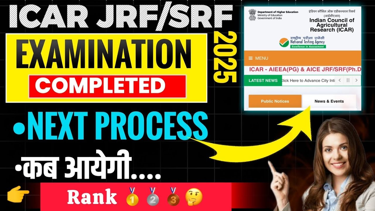 ICAR JRF/SRF 2025 | A to Z information about Counselling | Must WATCH