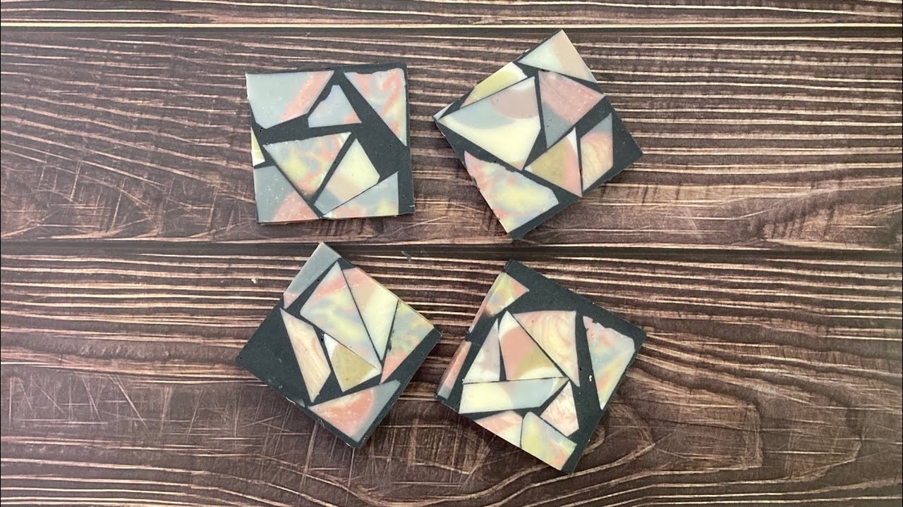 Soap Challenge Club: Mosaic Soaps(Nov 2020) Pastel Mosaic