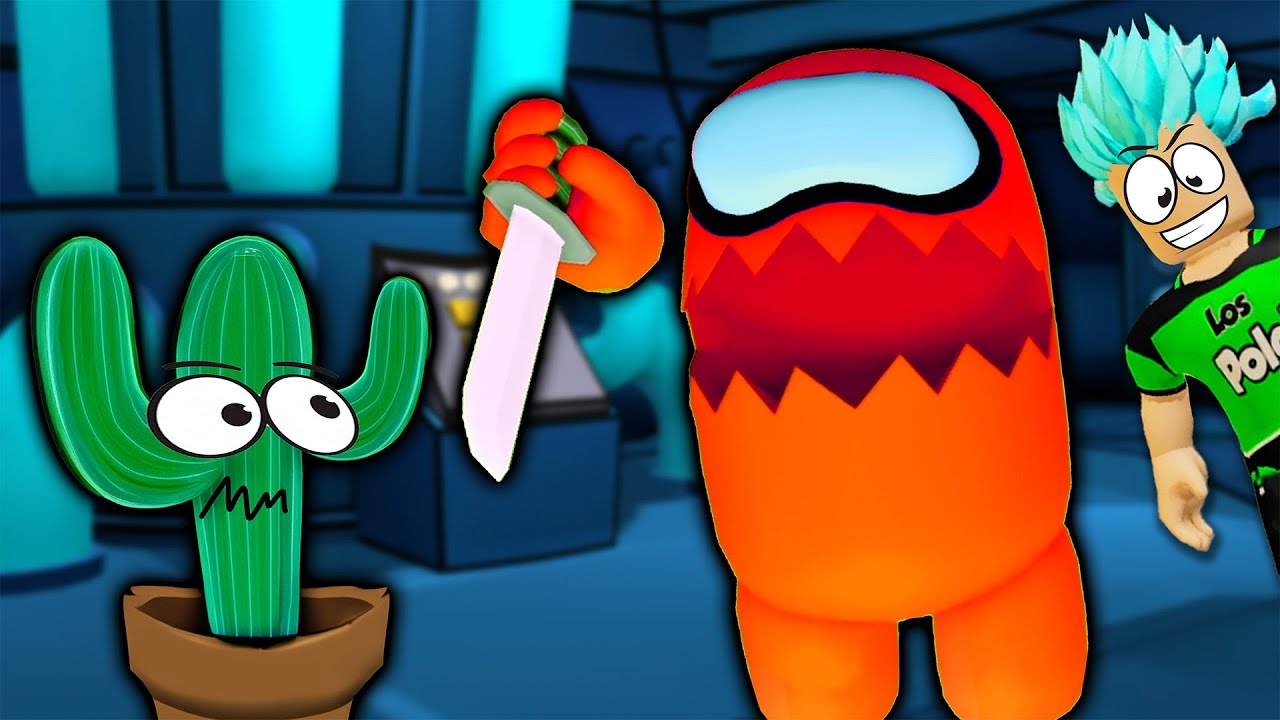 Soy el impostor en Among Us hide and seek, en Roblox!!