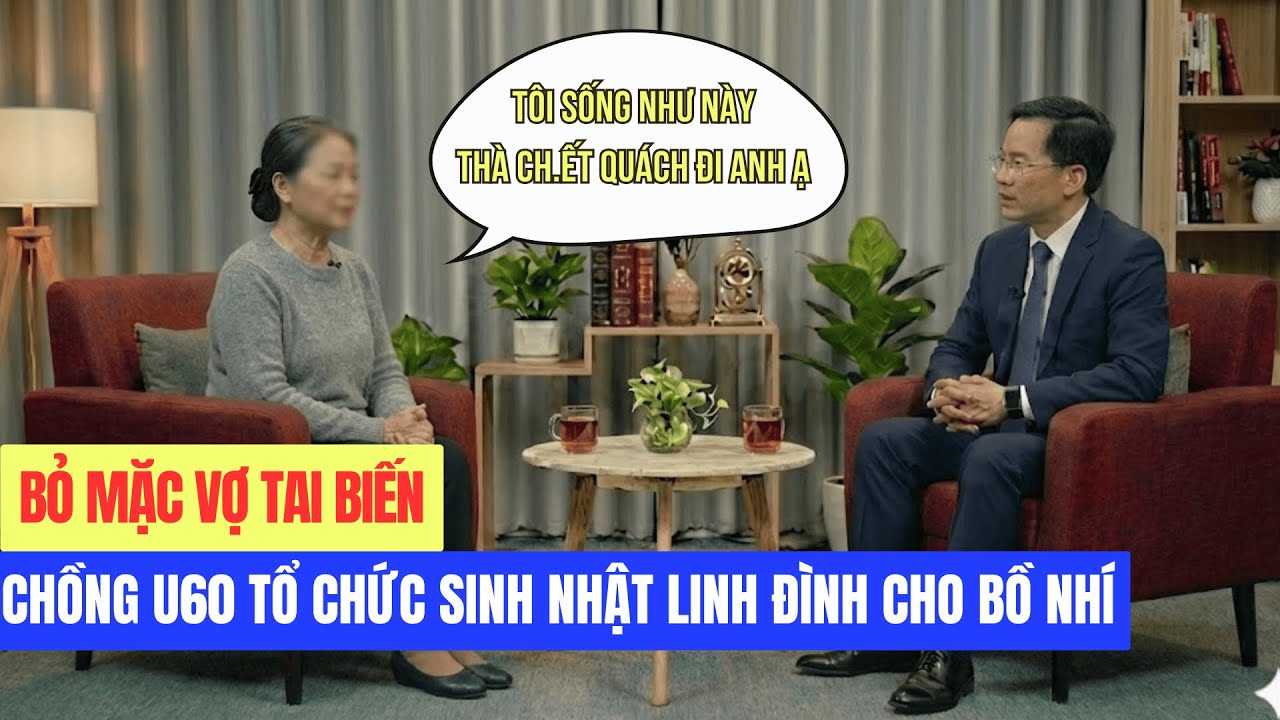 Bỏ Mặc Vợ Già Tai Biến - Chồng U60 Tổi Chức Sinh Nhật Cho Bồ Nhí Linh Đình