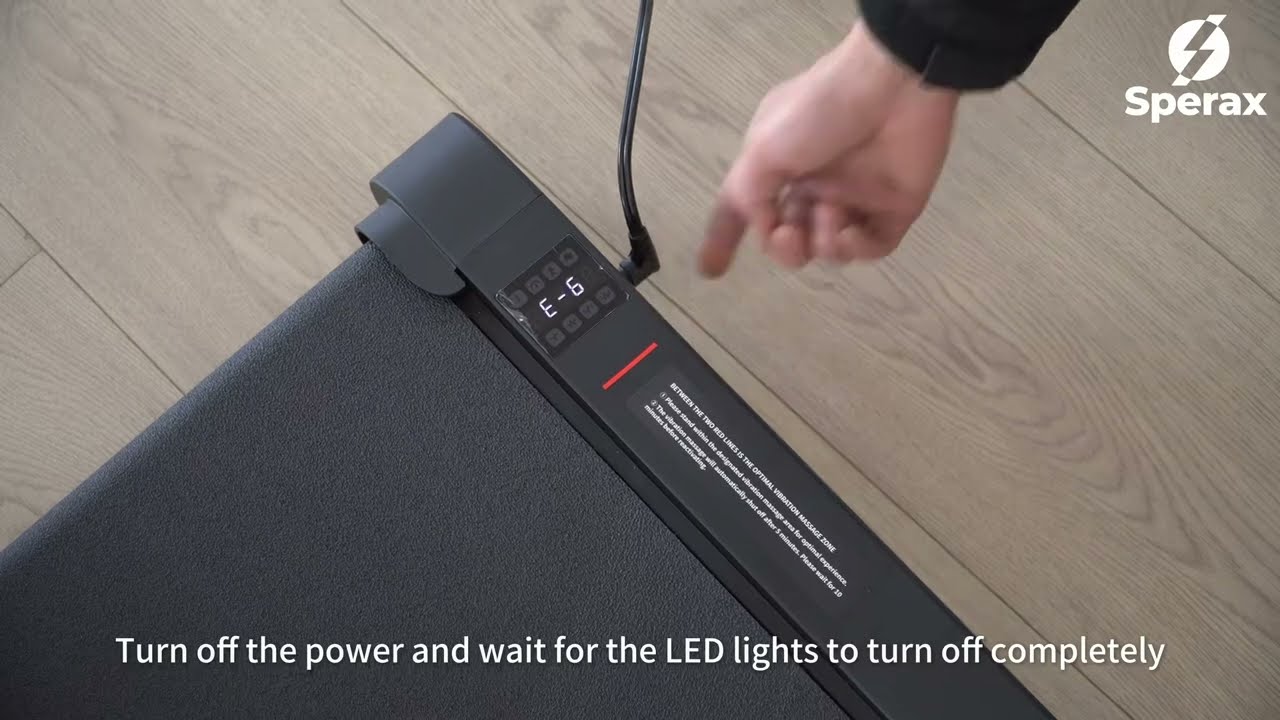 Sperax P1 Walking Vibration Pad: E6 Code Solution -Part2