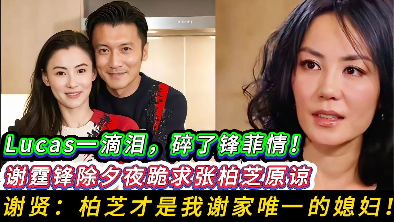 從被王菲搶走老公的“前妻”到謝家鐵板一塊的女主人，謝霆鋒親手下廚包餃子全家團圓，王菲不甘心登門最後掙扎，Lucas淚眼護媽，謝賢當眾擁抱她：柏芝，你才是我謝家最驕傲的媳婦，王菲你輸得心服口服！
