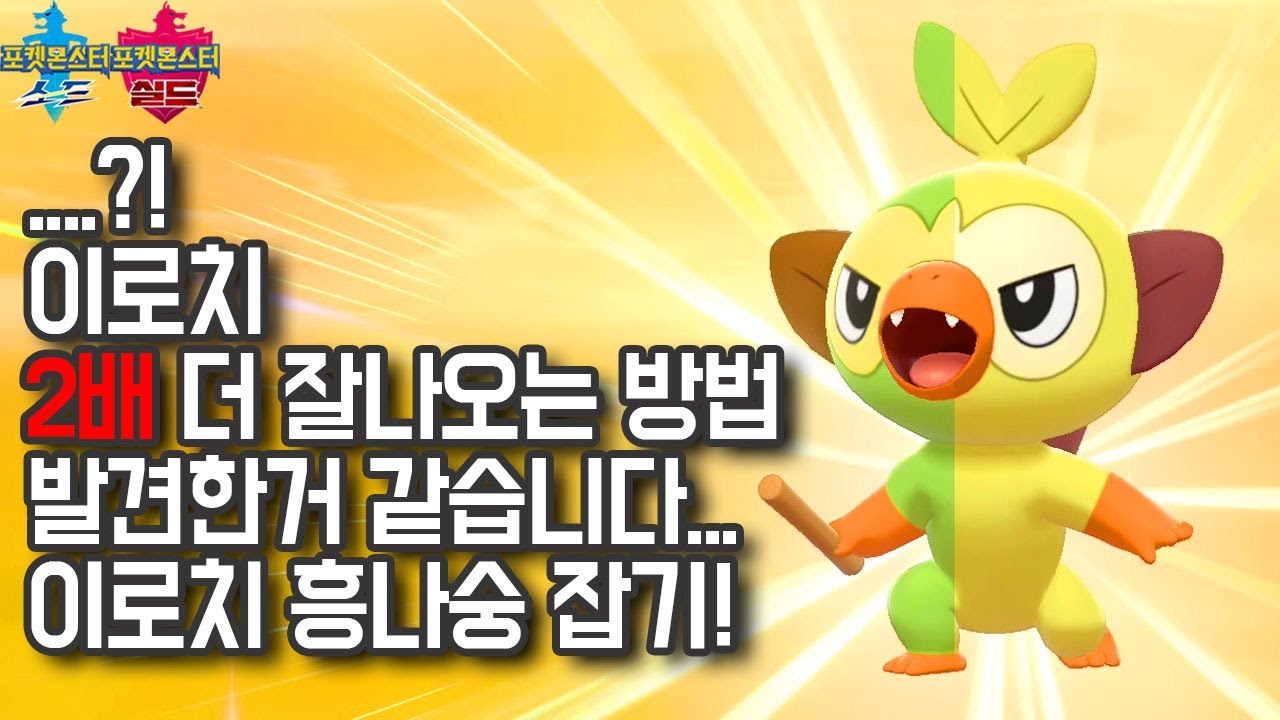 이로치 2배 더 빨리 나오는 방법 찾은거 같은데...? 이로치 흥나숭잡기!