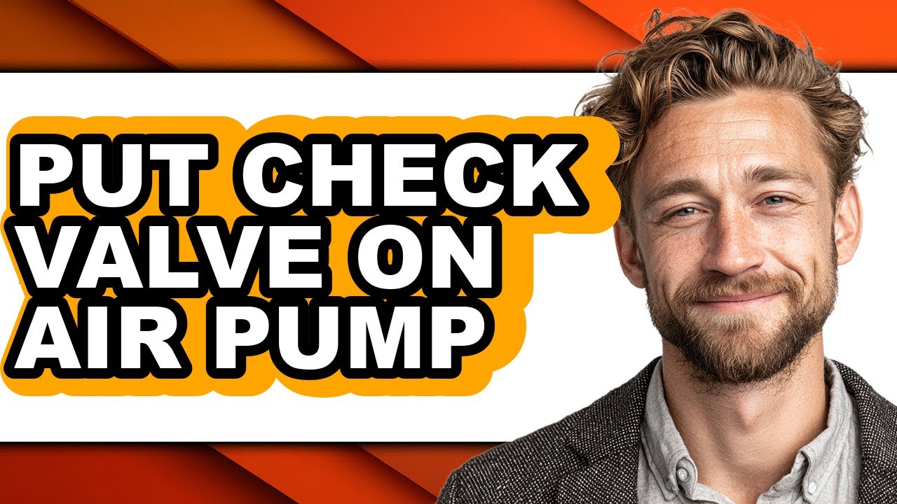How to Put Check Valve on Air Pump (full Guide)