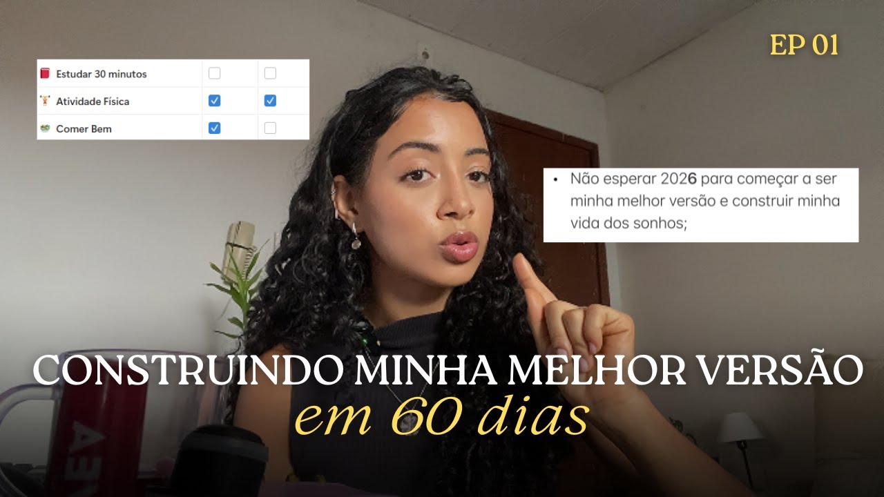 eu decidi mudar antes de 2026| Desafio 60 Dias (metas e regras)