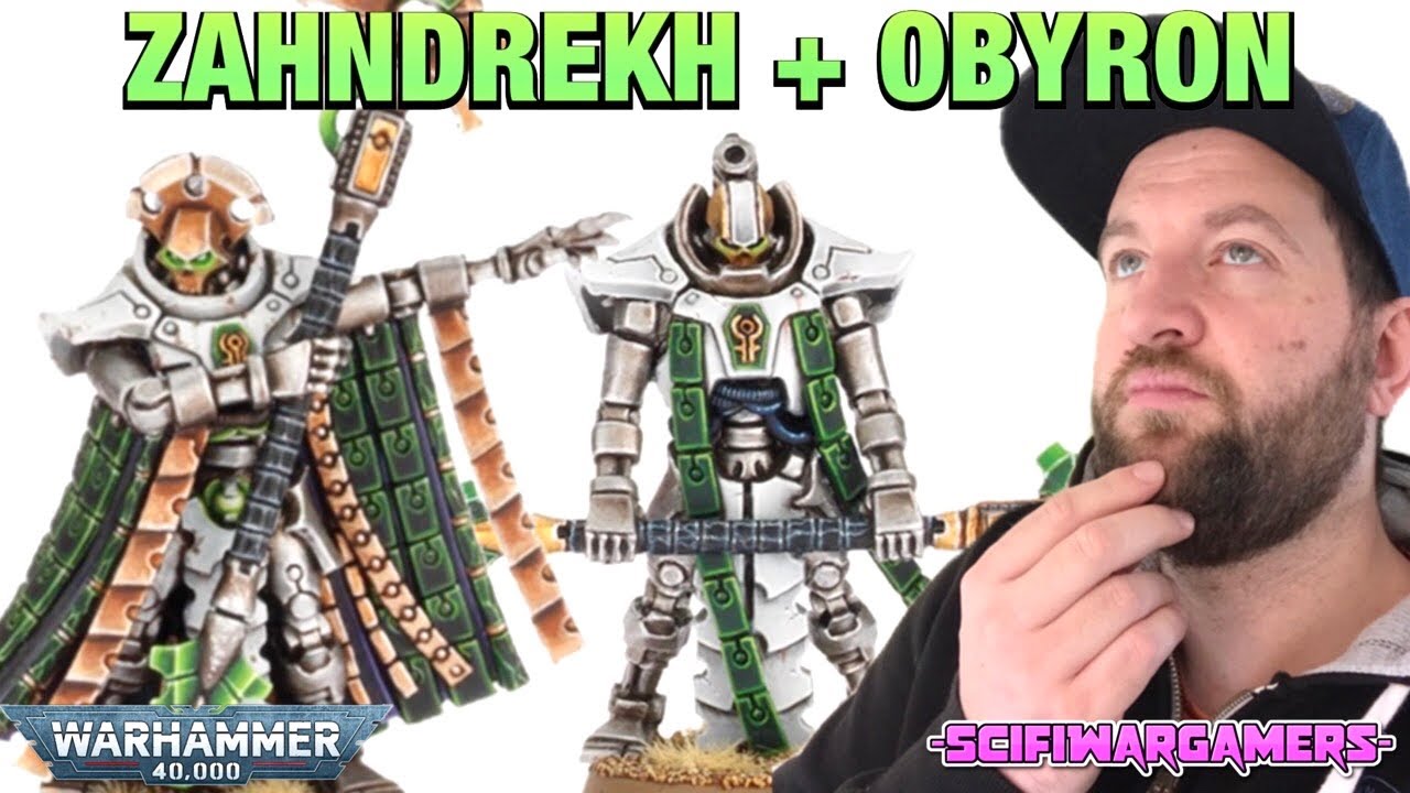 Nemesor Zahndrekh and Vargard Obyron - Necrons Lore - Warhammer 40k - Games Workshop