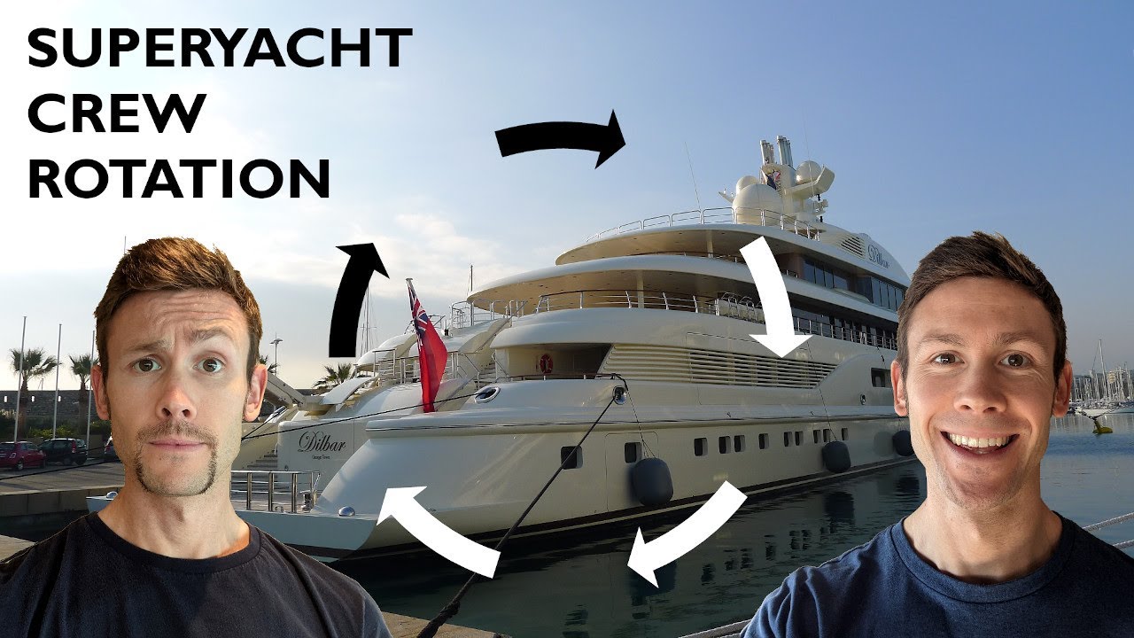 Super Yacht Jobs With ROTATION | Do Yacht Crew Get Paid Even When They're Not On Board The Yacht?