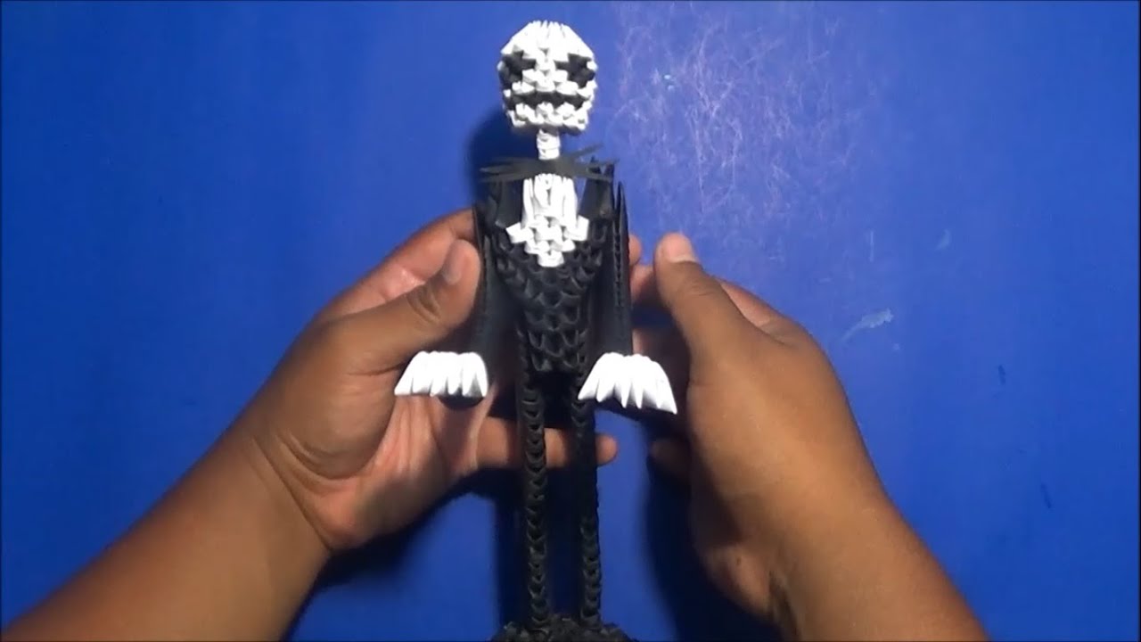 Origami 3D Jack Esqueletor