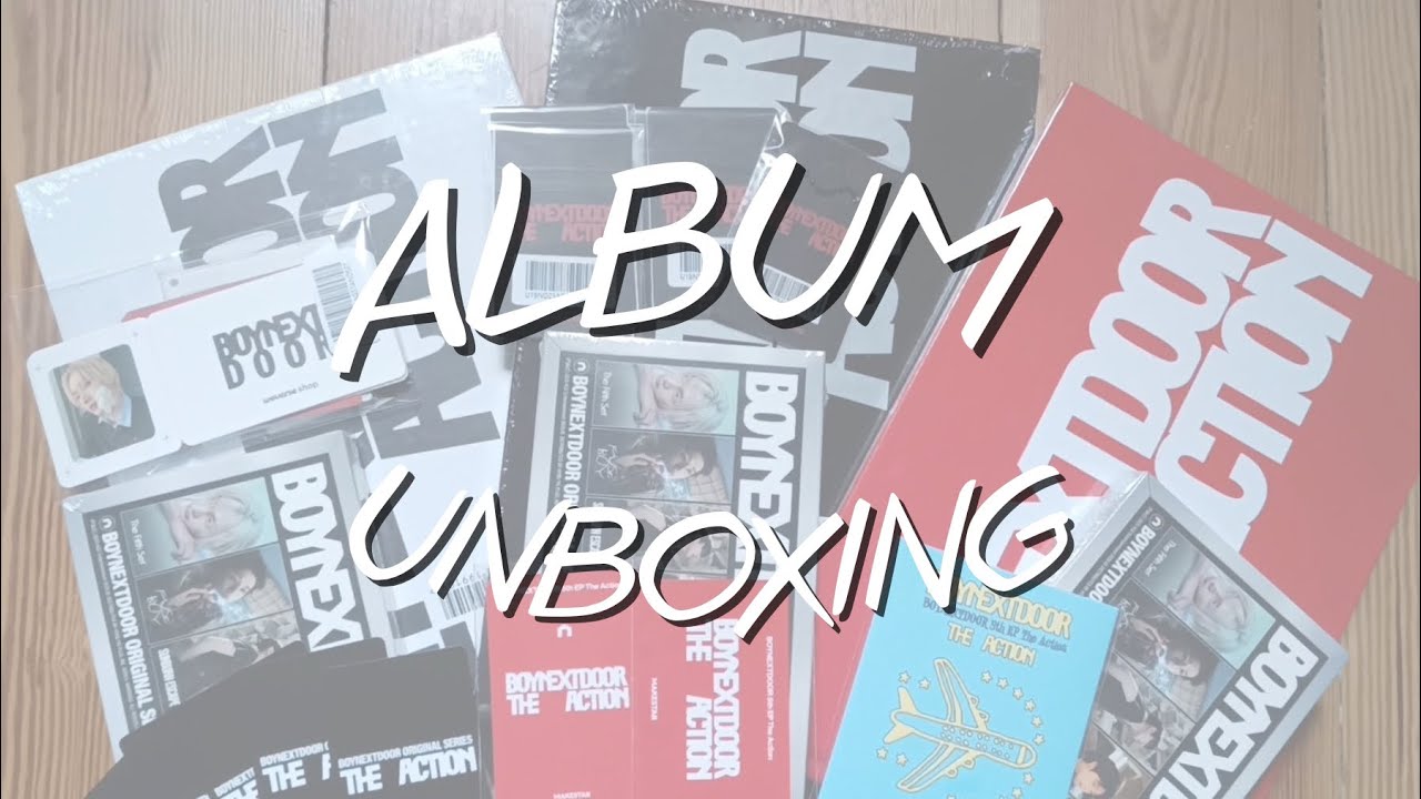 Unboxing BOYNEXTDOOR 5th Ep Album The Action | Распаковка альбома BOYNEXTDOOR 
