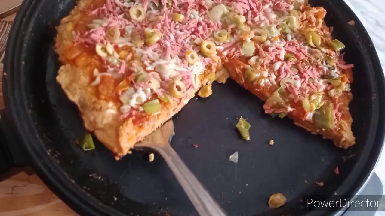 بيتزا بالخبز البايت جربوها....عالمية#pizza pain perdu#