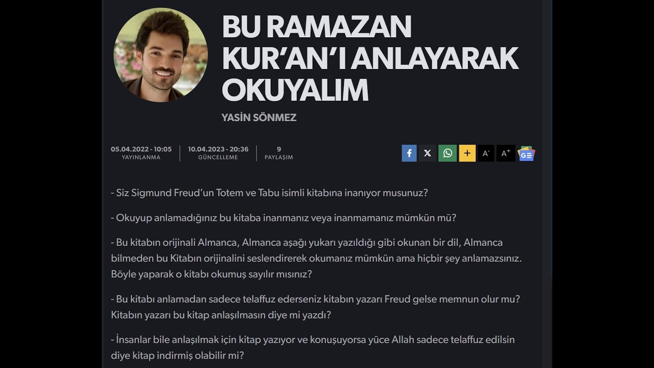 Bu Ramazan Kur’an’ı Anlayarak Okuyalım