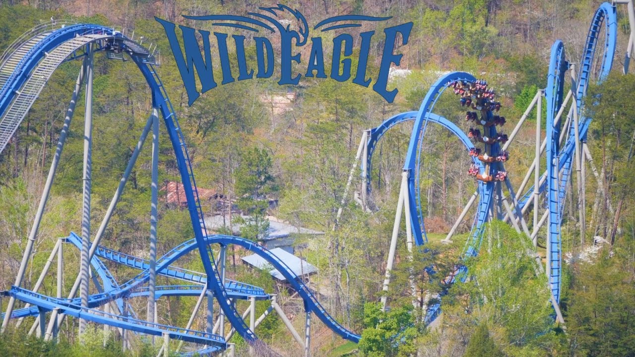 Wild Eagle Off-Ride, Dollywood Roller Coaster (Non-Copyright)