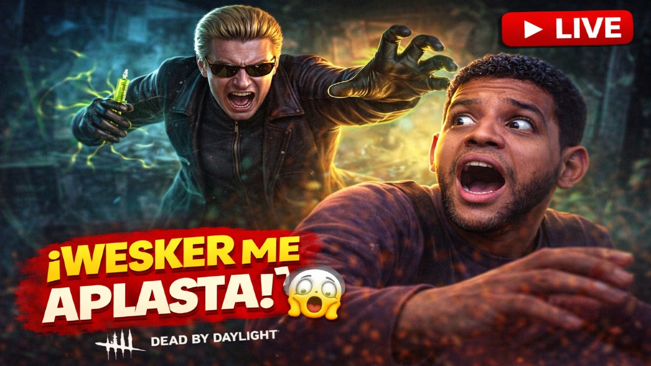 Intentando sobrevivir a WESKER… y salió MAL 😭 | DBD en Vivo