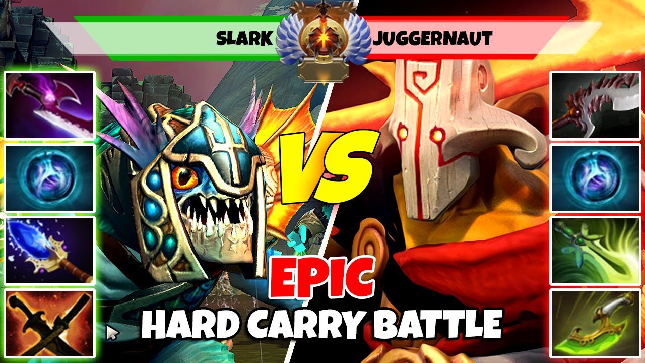 SLARK (Carry) vs JUGGERNAUT (Carry) - Epic Battle Of Immortal Rank Dota 2 Players - Z Dota 2