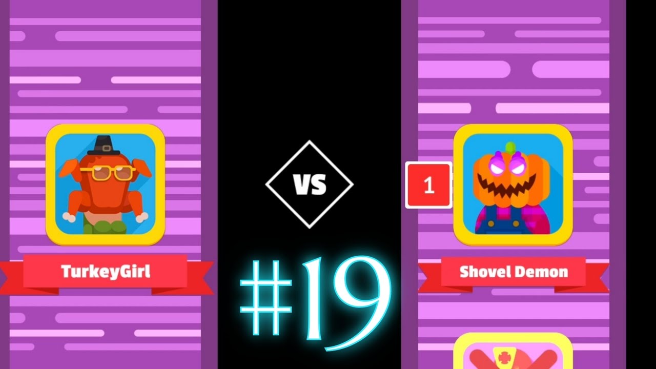 Bowmasters chicken v/s pumpkin man last epic fight gameplay #19