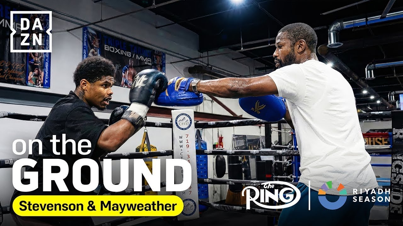 INSIDE CAMP: Shakur Stevenson Training With Floyd Mayweather Before Teofimo Lopez Fight...