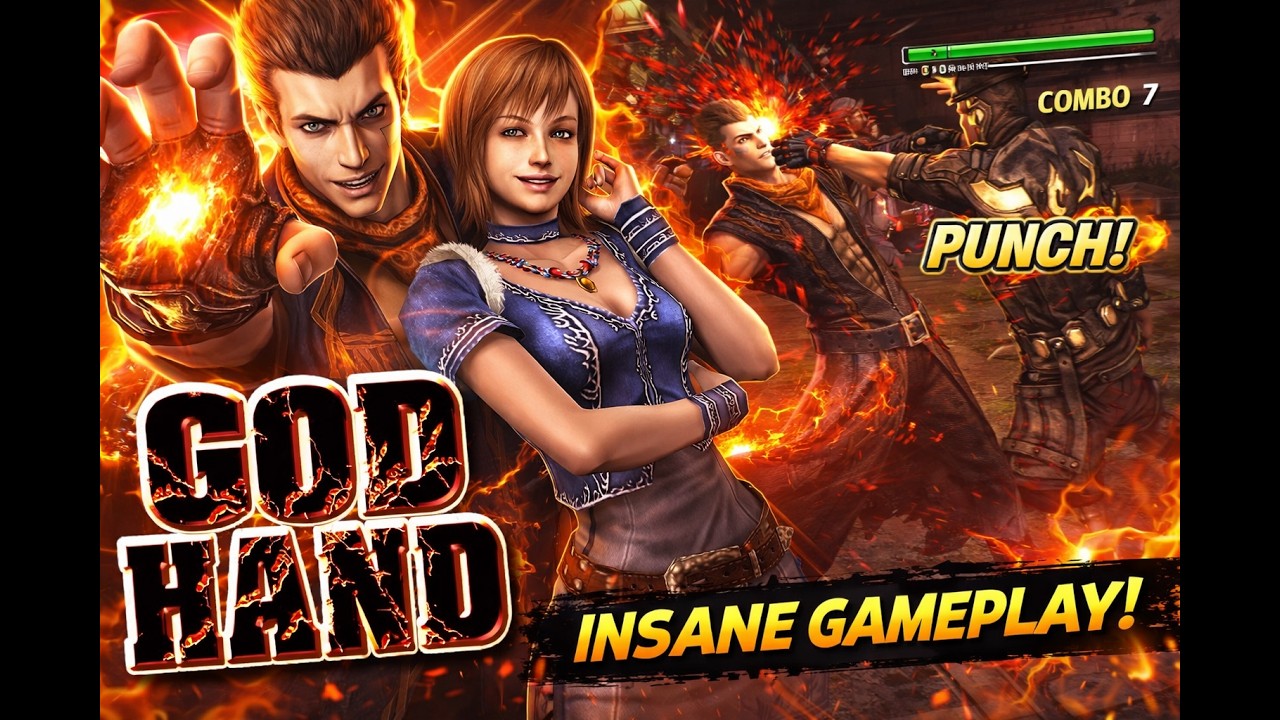 GOD HAND PS2 EMULATOR GAMEPLAY |OLD NOSTALGIA IS BACK