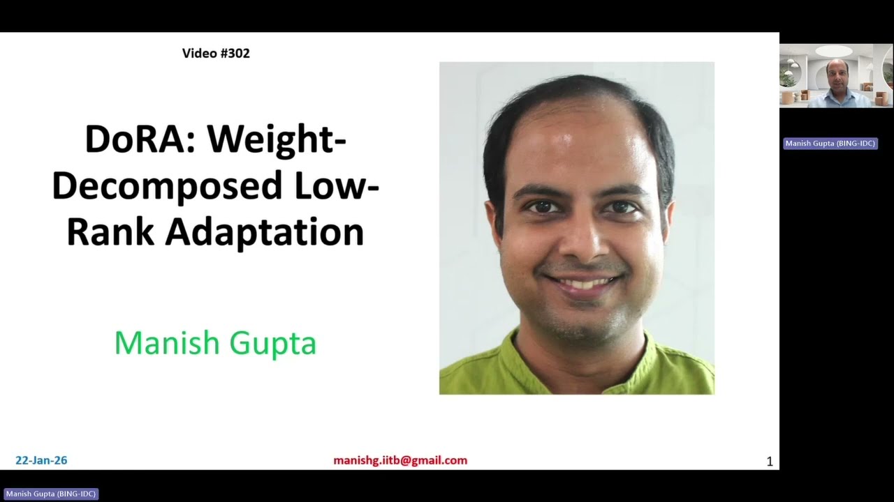 #302 DoRA: Weight-Decomposed Low-Rank Adaptation