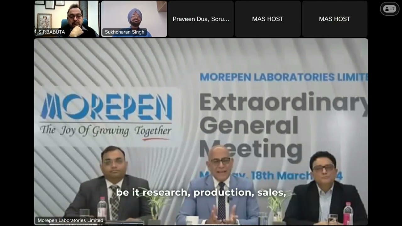 Extraordinary General Meeting dated March 18, 2024