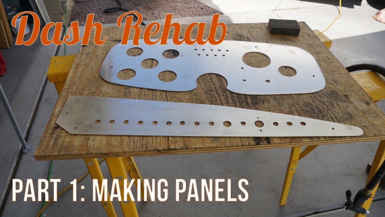 Dash Rehab Part 1:  Cutting & Prepping New Panels