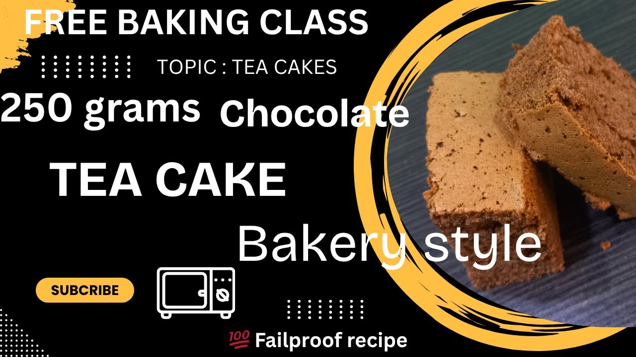 “Bakery Tea Cake Magic! 250g Chocolate Cake – Soft & Fluffy” 💯 Failproof recipe 